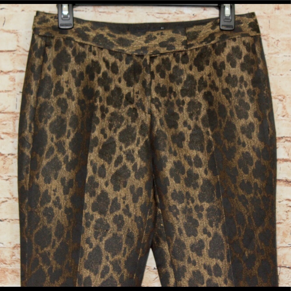 Elie Tahari | Cheetah Print Dress Pants - Picture 3 of 8